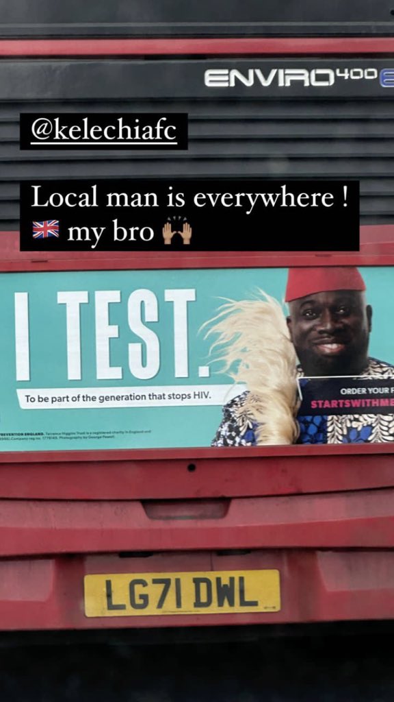 Local man behind the famous Red London Double Decker Buses with a clear message ✌🏾.
•
I test, to be part of the generation that stops HIV. Get tested guys 🙏.
•
#hivtestingweek #itest #gettested #london