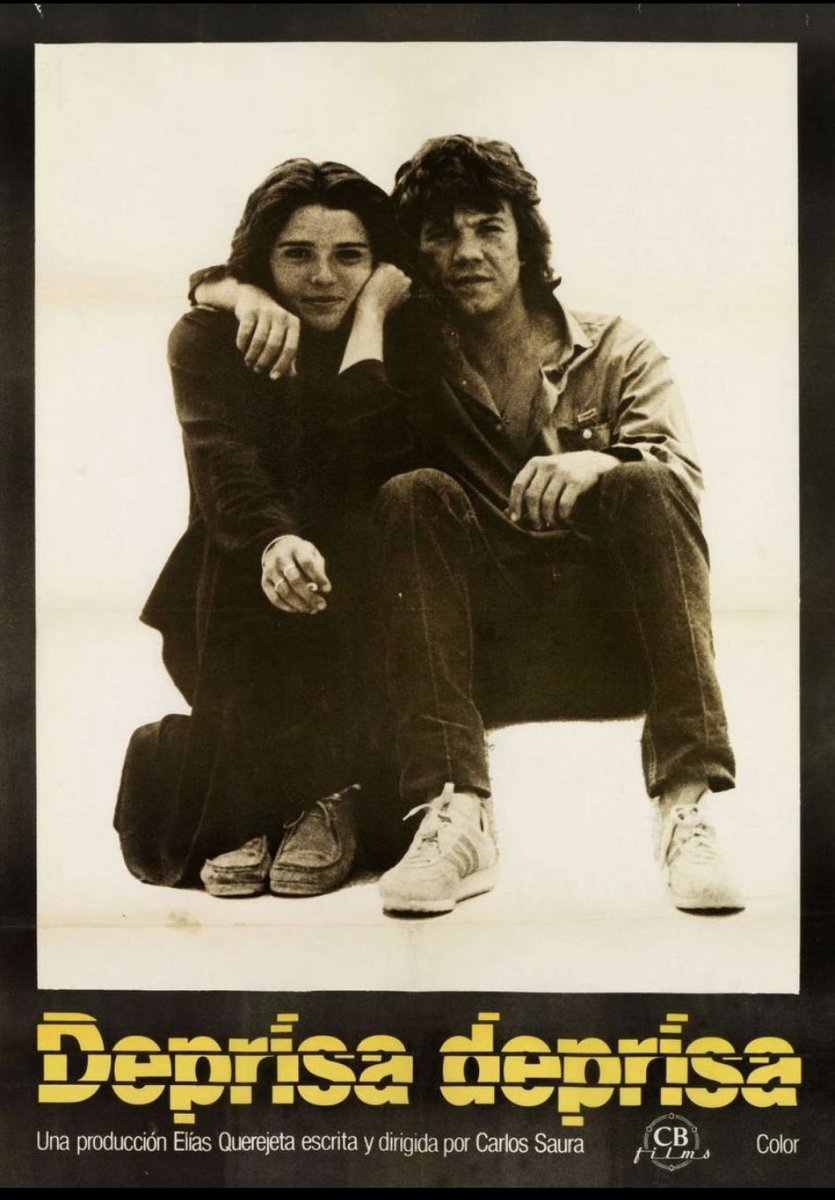 EduSalaOne's tweet photo. La mejor película del cine quinqui, sub-género patrio por excelencia. Nuestro blaxploitation. #CarlosSaura 

DEPRISA, DEPRISA https://t.co/gWwfGPgXWK