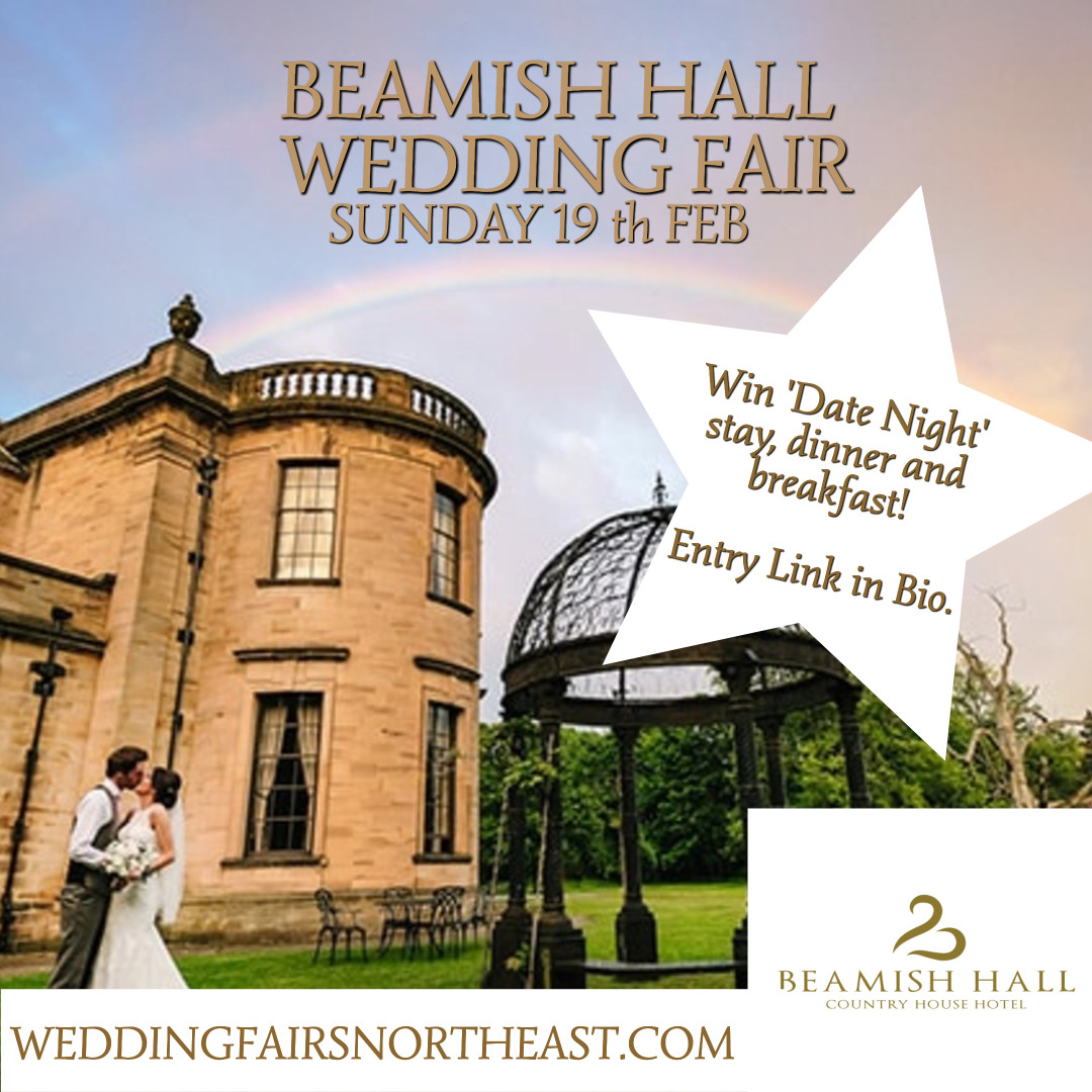 Love is in the air at Beamish Hall on Sunday 19th February !  
Come experience what could be your ideal wedding venue and discover amazing suppliers who can help you make your dream come true. 
#durham #weddingfair #valentines #beamishhall #overnightstayfortwo