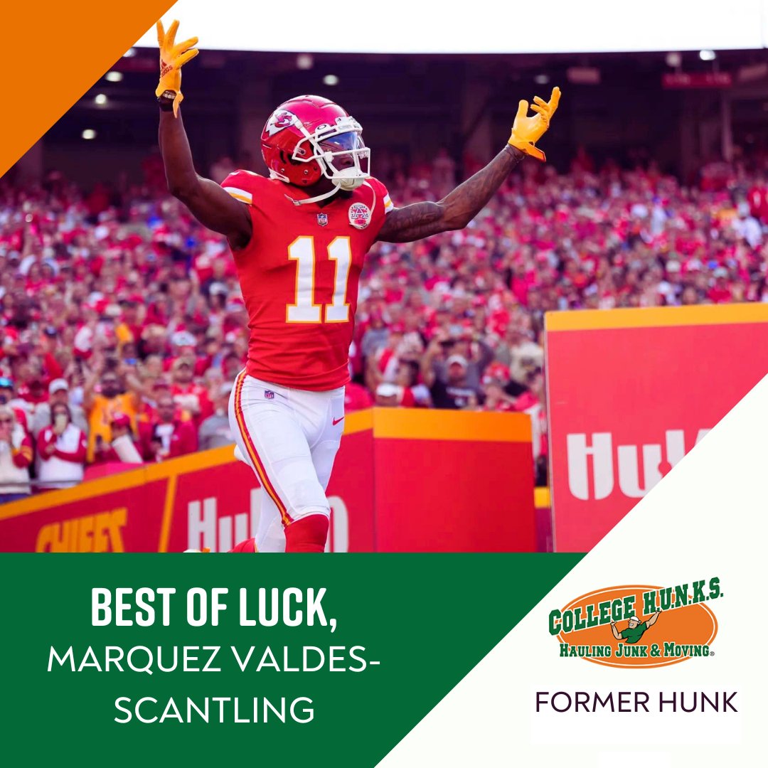 Best of luck to former HUNK Marquez Valdes-Scantling in the big game this Sunday! Reaching maximum potential and achieving greatness is what building leaders is all about! #goodluck #buildingleaders #gameday