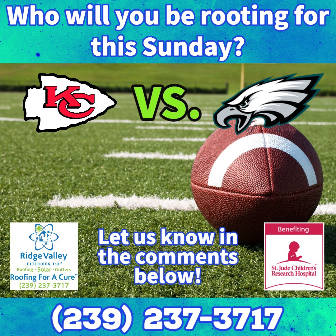 ridgevalleyex's tweet photo. Will you be watching the Super Bowl under a Ridge Valley Roof??

If not, why not?

Call today to schedule a FREE 21-point roof inspection!

#Florida #Georgia #northcarolina #MarcoIsland #Tampa #Superbowl #Roofing #security https://t.co/latmg79JHw