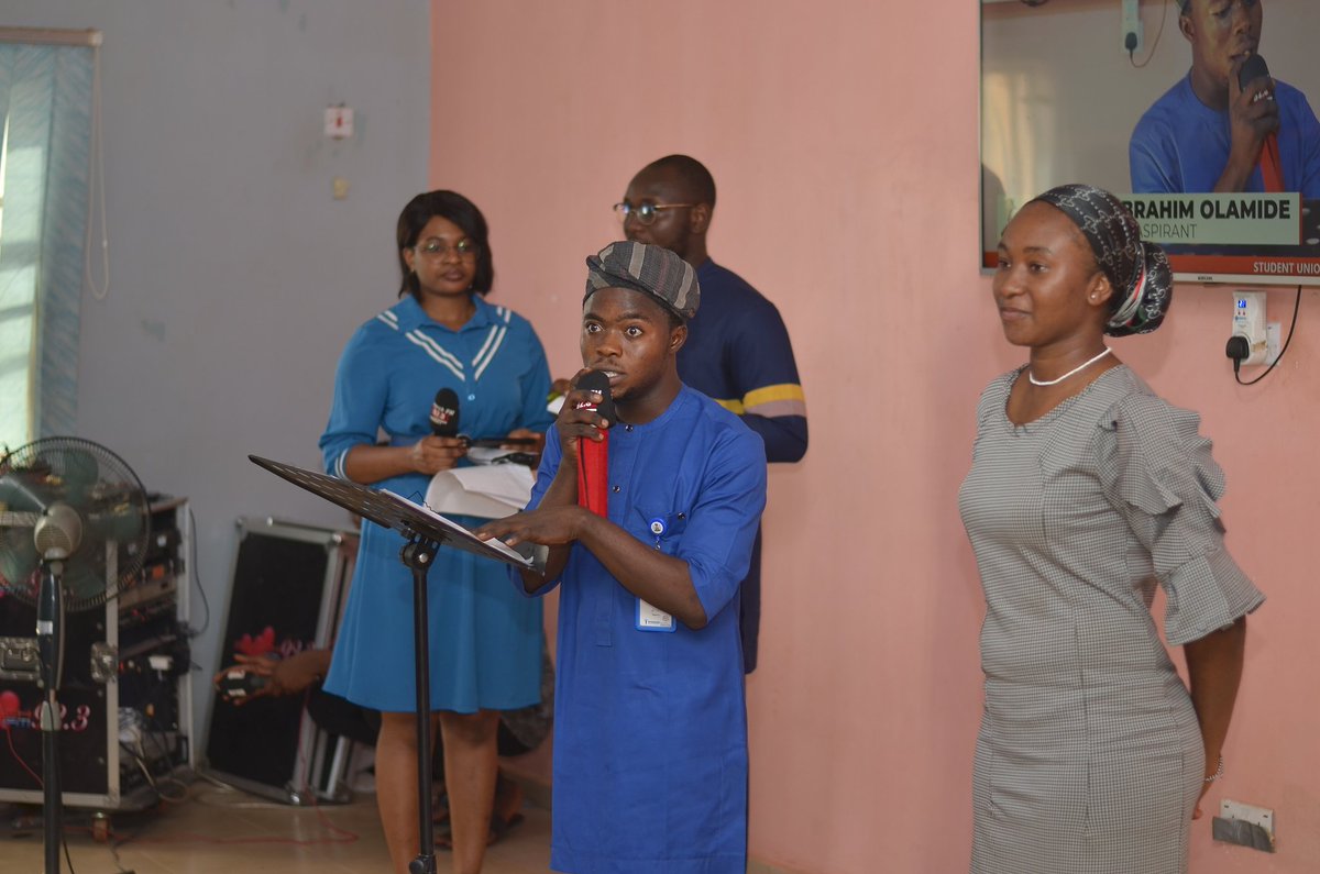 Searchmediamx's tweet image. Pictures from the Student Union Manifesto &amp;amp; Presidential Debate, 
Which was held at the MBB House, searchmedia studio, of Federal University of TECHNOLOGY MINNA, Gidan kwano, Main campus.
#futminnadecide #StudentunionGovernment 
#futmx #SearchFM923 #elections