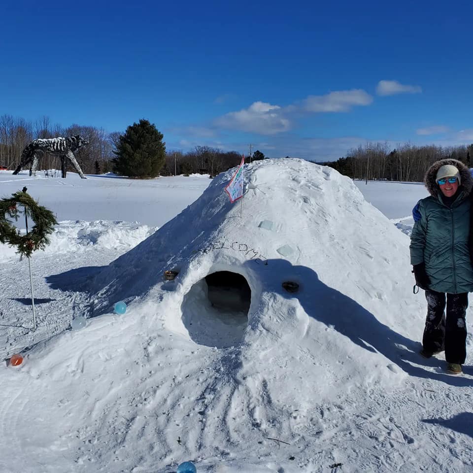Where else in WI can you learn to build a snow shelter? Right here in #BayfieldWi at Howl Adventure Center! The fun starts tonight with a demo and then participants can take the weekend to build their shelter with the opportunity to win prizes. 📸: Insta - Howlinbayfield