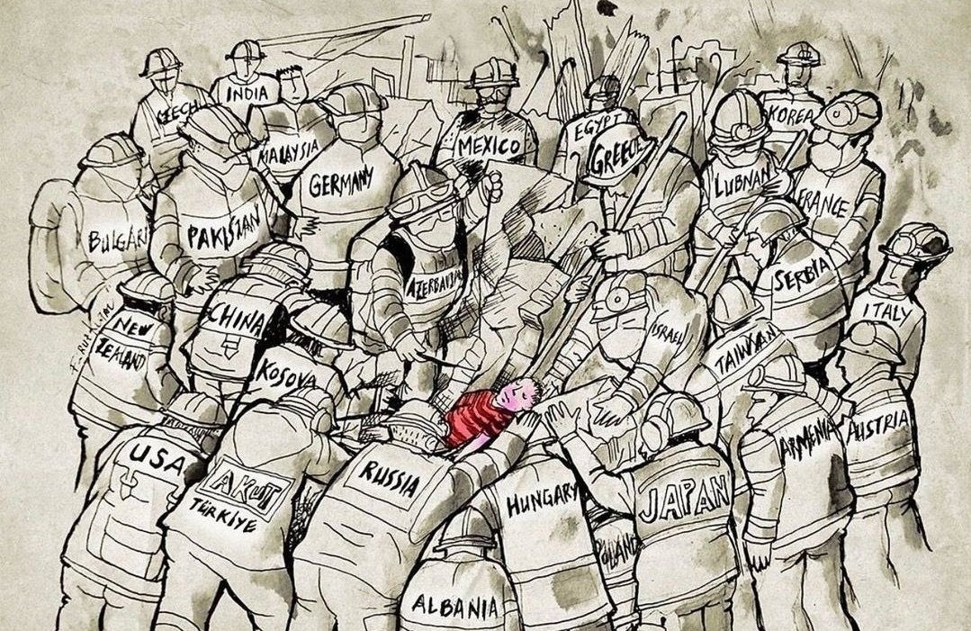 halukkoztrk's tweet photo. Thank you world. 🫂🙏🌍 #earthquaketurkey https://t.co/PTMJ6mdN3t