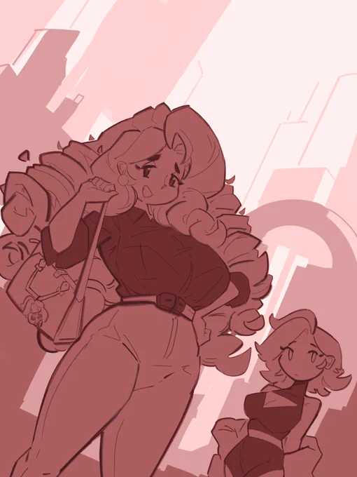 Red drawing 