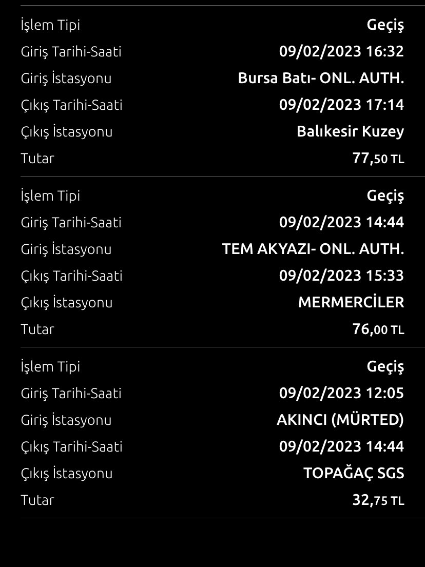 evremarsln's tweet photo. #GünDayanışmaGünü #depremzede #deprem 
Hatay Antakya’dan ailemizin yanına  Balıkesir’e gelirken geçtiğimiz otoyollardan ücret kesmek nedir !! Bu hangi insanlığa sığar .. 
@KarayollariGM #hgs @UABakanligi https://t.co/7OGCBgZupU