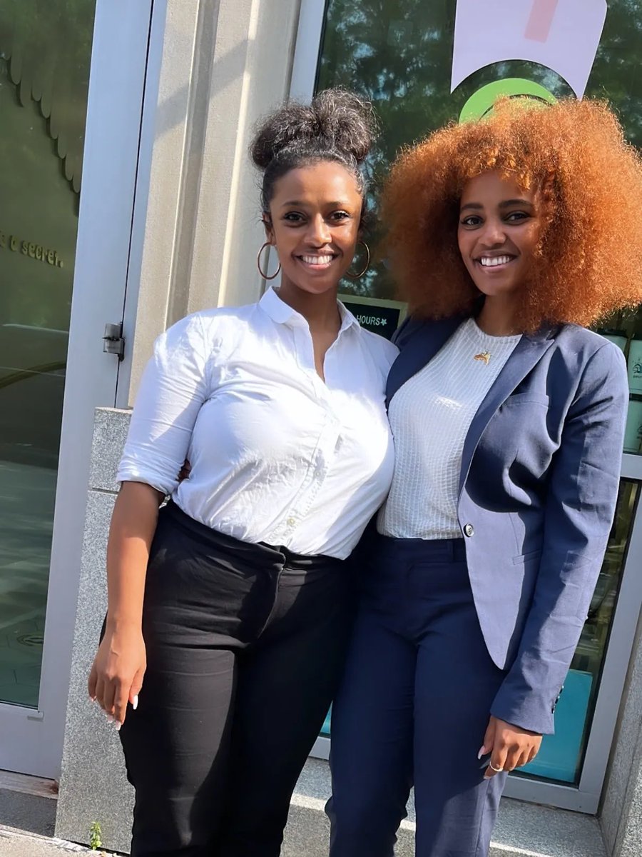 This is Maebel (left) I am Hawzien (right). 

Many people think we’re the same person :). 

Follow our work in helping support a more peaceful Tigray at TigrayActionCommittee.com. ✌🏾