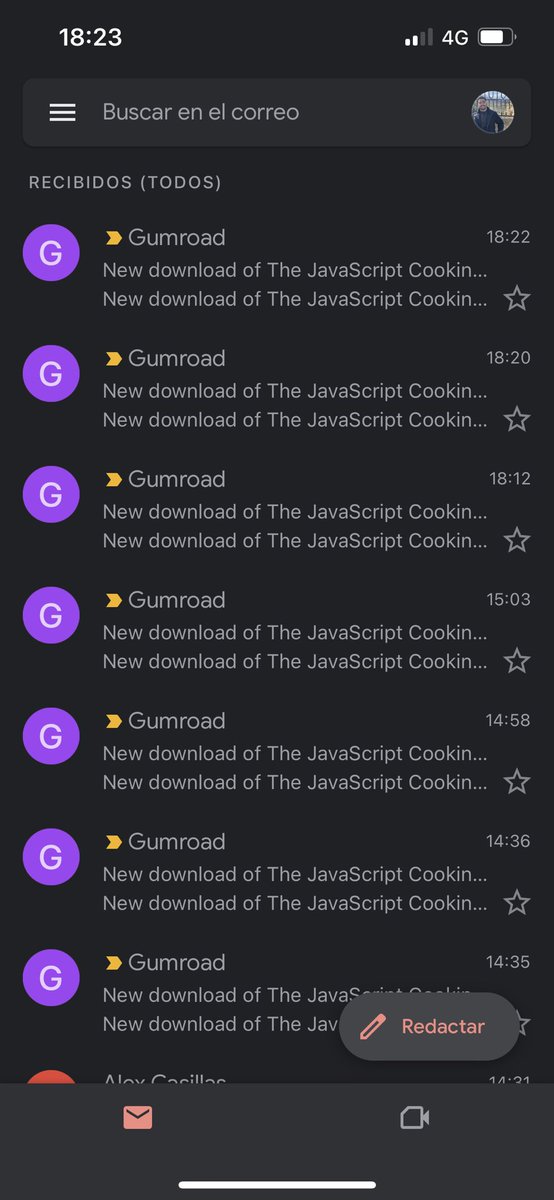 alexvcasillas's tweet photo. Thank you so much for all your support and for learning with “The JavaScript Cooking Book” ❤️
Remember that you can use the “launch” code to get a 50% off and get the book for just $6 USD 🎉
https://t.co/ZPppiNBnCq
#javascript #node #learning #ebook #promotion #offer #discount https://t.co/KWcO3AY8Ge
