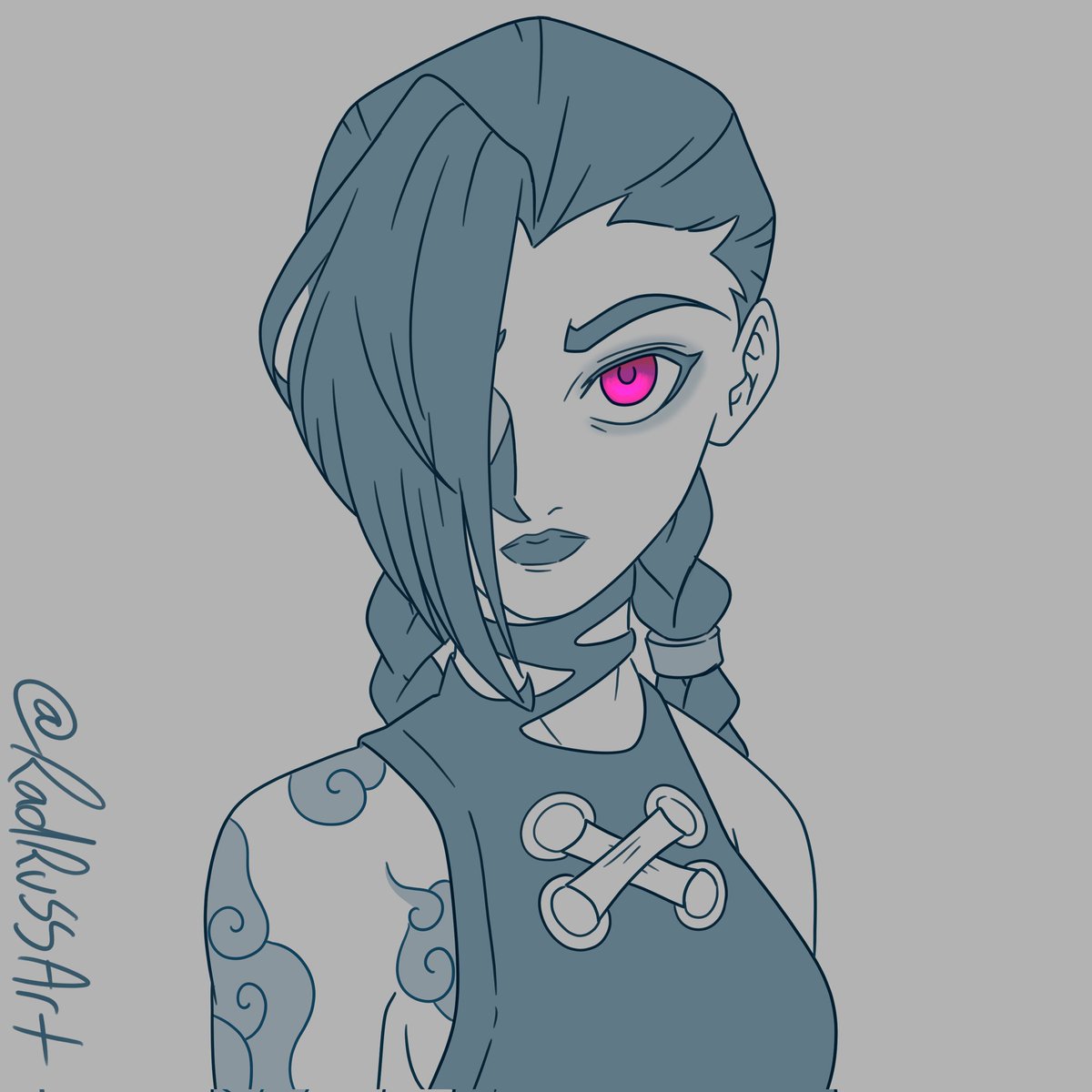 RadRussArt's tweet photo. Jinx Flat Colors

Tags: #anime #animeart #animefanart #manga #mangaart #mangafanart #videogames #videogamesart #videogamesfanart #jinx #jinxart #jinxfanart #jinxarcane #jinxarcaneart #jinxarcanefanart #arcane #arcaneart #arcanefanart #leagueoflegends #leagueoflegendsart #lol https://t.co/iOoWMpYoyP