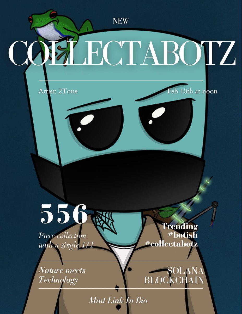 2Tone_Artist's tweet photo. Botz are the new buzz 🦾🤖 https://t.co/4rJWSekvJh
