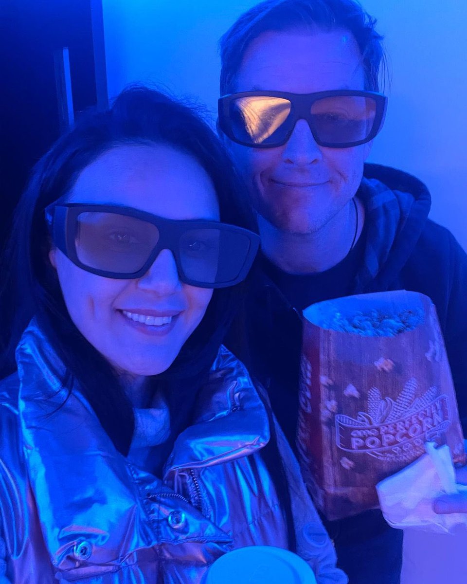 Enjoyed watching a film in 3D after soooo long.  Missed our movie nights 😍 #Avataar #movies #ting