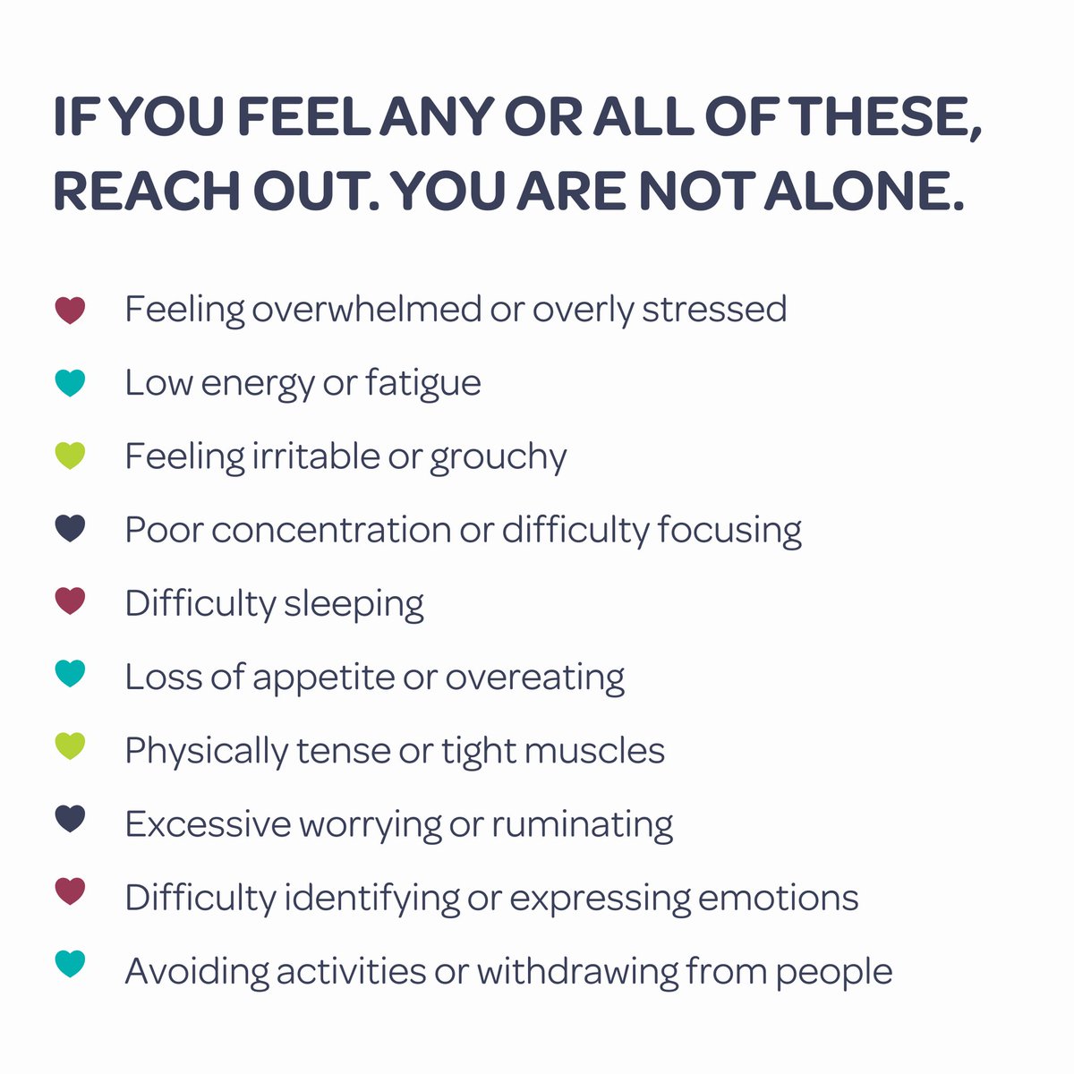 Well_Central's tweet image. If you feel any or all of these, reach out. You are not alone.

#WellCentral #mentalhealthcourse #wellnesscourse #peersupport #cmha #anxietysupport #depressionsupport #youarenotalone #reachout #mentalhealthisimportant #selfcare #yourfeelingsarevalid #youareloved #supportnetwork