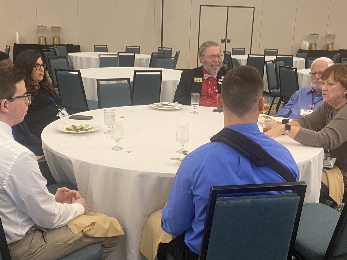 SEATA9's tweet photo. @NATA1950 PAC Luncheon is underway, looking forward to hearing from @UGAAthletics @RonCoursonATC !
If you missed the event this year. There is always next year!
Sponsor a student attendee as well, great to see so many here this morning!
#seataATdestin #natapac #seata #nata https://t.co/XPiwRHKSRs