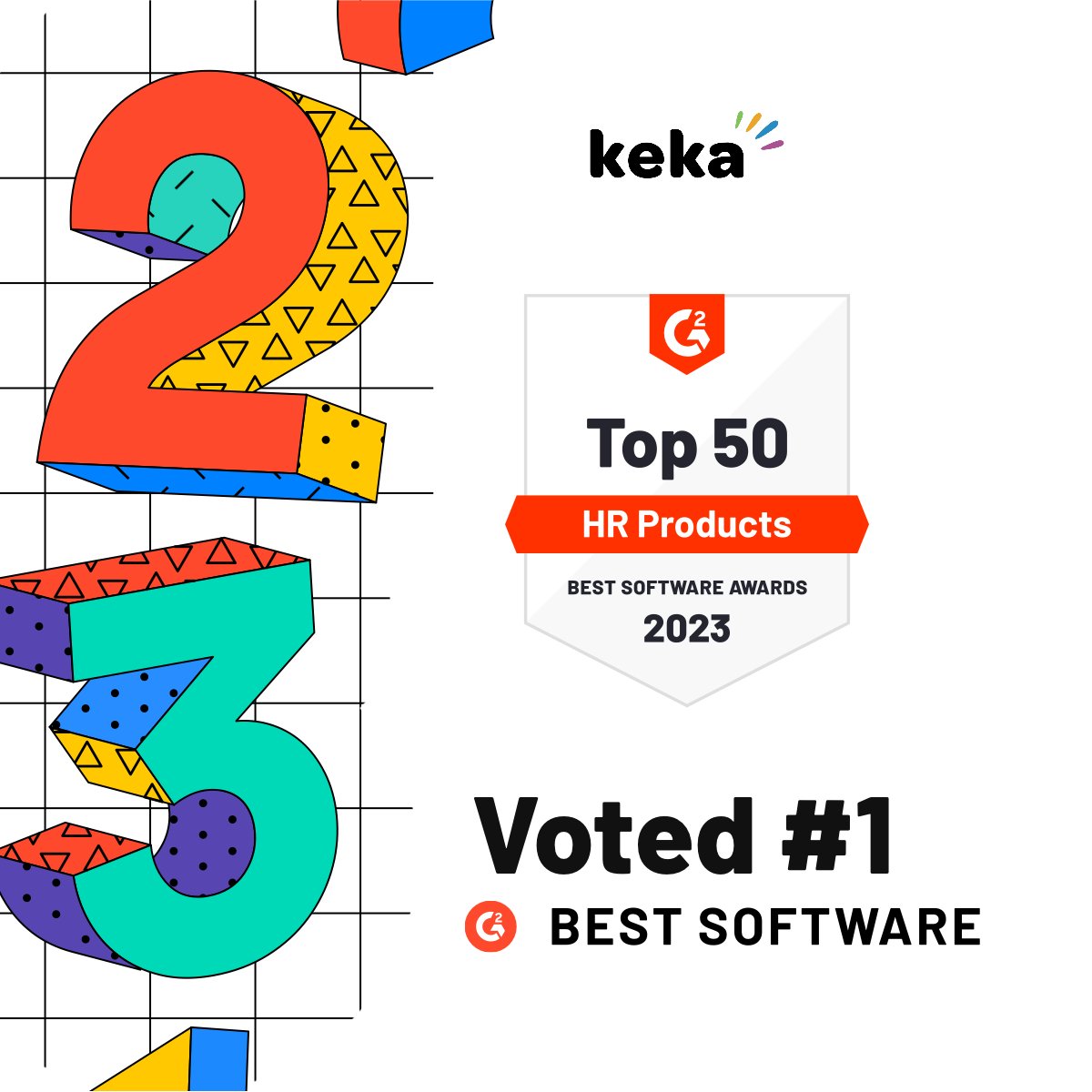 kekahr_official's tweet photo. It gives us immense pride and pleasure to announce that we ranked as #1 Indian HR Tech Software in @G2dotcom's top HR Products category 🏆 https://t.co/D374QovxFW