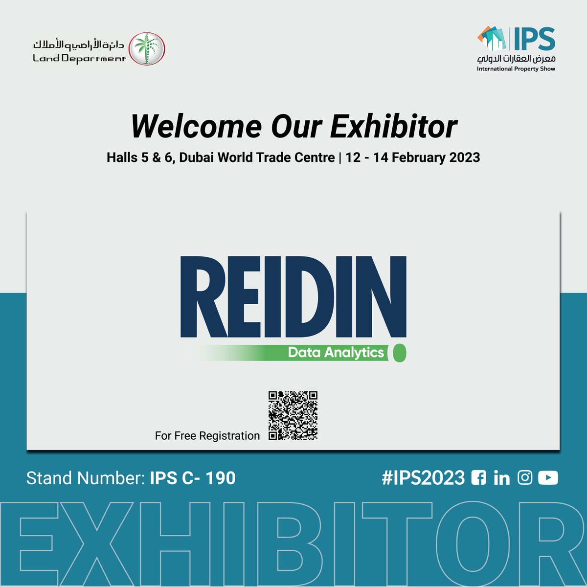 IntPropertyShow's tweet photo. Discover the power of data-driven insights with REIDIN at the International Property Show 2023! 

#REIDIN #InternationalPropertyShow2023 #DataDrivenInsights #RealEstate #RetailMarkets https://t.co/YUmkxiT4Ru