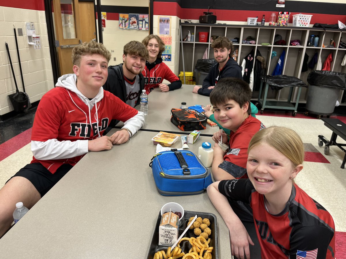 Thanks so much for allowing us to come eat lunch with you and talk ⚾️🥎 We look forward to this day every year! Go Falcons!! <a href="/SuffieldE/">Shawn Bookman</a> <a href="/falconathletes/">Field Falcon Athletics</a>