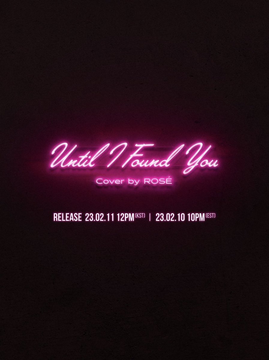 BBU_BLACKPINK's tweet photo. .@BLACKPINK’s #ROSÉ will release her “Until I Found You” (Stephen Sanchez) cover on @Youtube tonight at 10pm ET (12NN KST). 

DAZZLING ROSÉ TURNS 26
👉🏼: https://t.co/sso88k7q0w
#EasyToLoveROSÉDay
#자_오늘밤이야_해피_로제데이 https://t.co/feWzGwzqYx