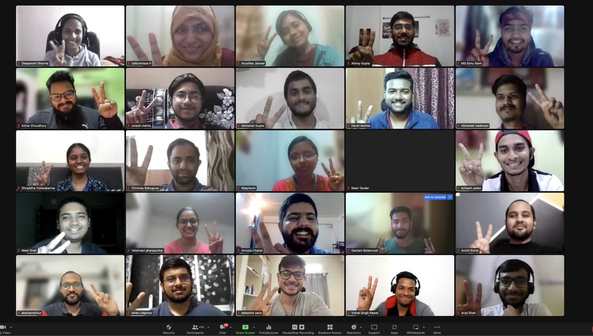 vsrawat2906's tweet photo. The orientation session for the @neogcamp '23 batch was fantastic! Thank you so much @tanaypratap @VikramSanthalia , @ch_akanksha ma'am and @tanviprya . 

✅ Coding is a function of time you spent. https://t.co/iW6YLBbonn