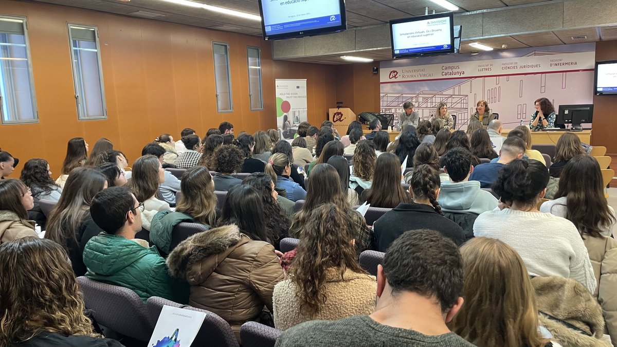 argeturv's tweet photo. Avui se celebra el Multiplier Event del #ProjecteENVISION al Campus Catalunya, on hi participen professionals, docents i estudiants.
Més enllà de l'ús de simulacions en #infermeria: co-disseny de Simulacions Virtuals en l’educació superior #ErasmusPlus https://t.co/xYpIJT9jEL
