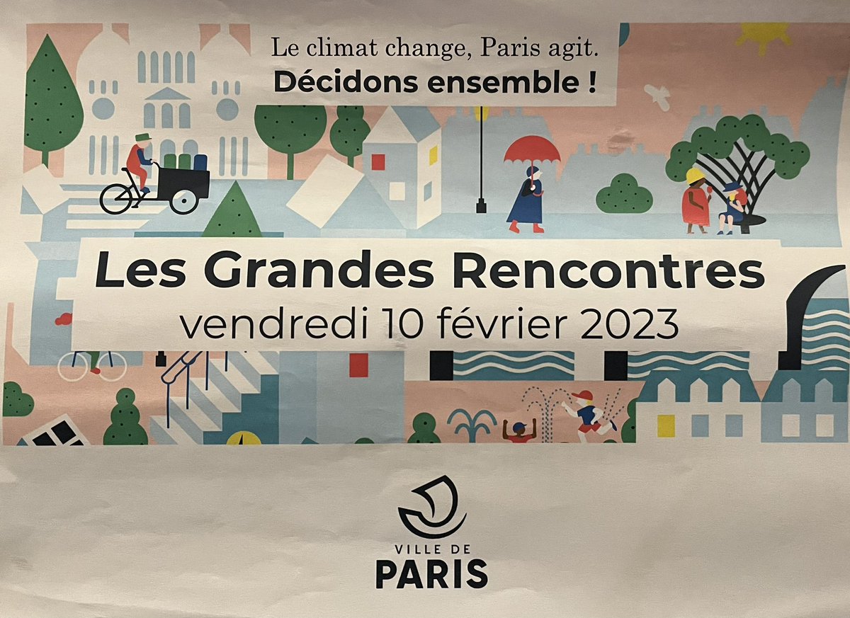 PariClimaBiodiv's tweet photo. Grande soirée à l’hôtel de ville de @Paris pour les Grandes Rencontres: « le climat change, paris agit. Décidons ensemble » 📣!  #PlanClimatParis #engagement https://t.co/DtPIQe4RSz