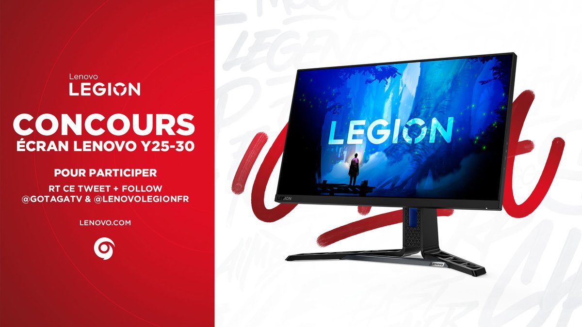 Experlliarmus 🪄 On a ouvert notre coffre à Gringotts ! On a sorti un écran LENOVO LEGION Y25-30 pour vous (Gryffondor only) ! 🥰 Pour participer #RT et follow @GotagaTV & @LenovoLegionFR ! TAS le 20/02
