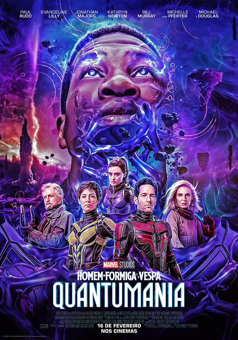 WaltDisneyStudiosBR on X: Poster fresquinho de #HomemFormigaEAVespa:  Quantumania? TEMOS! / X