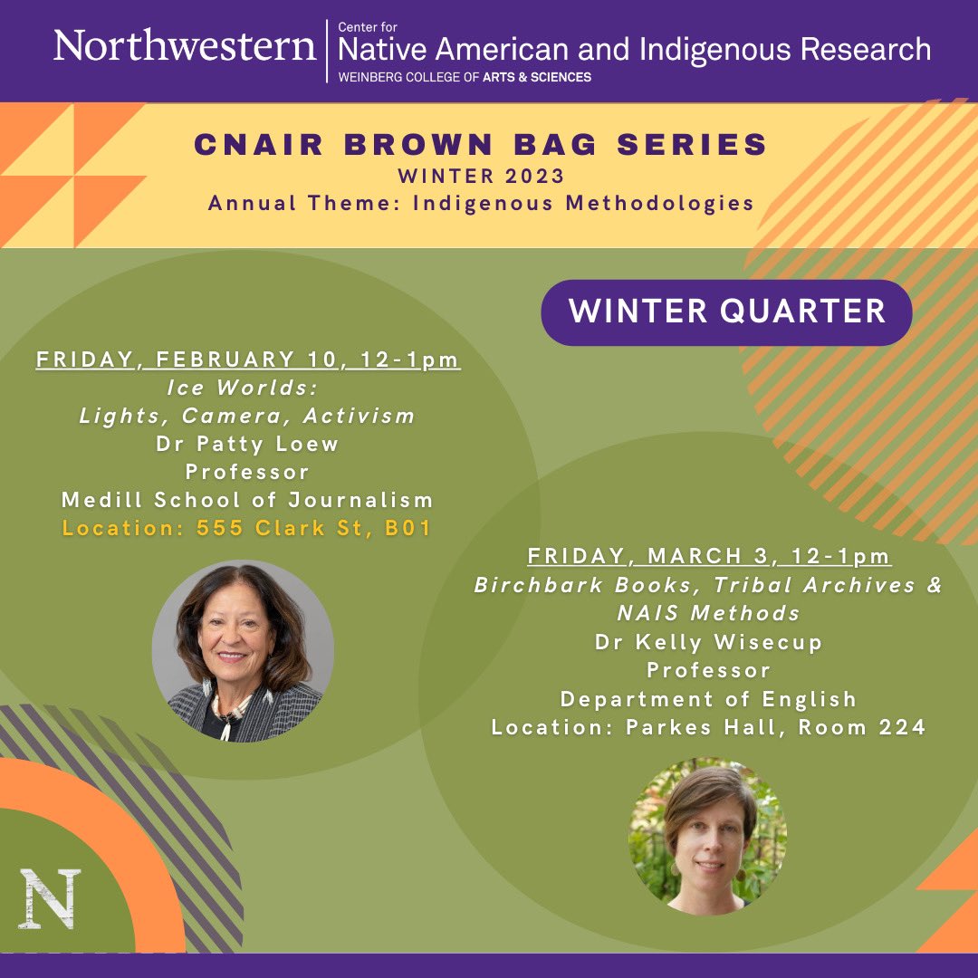 Today! Dr. Patty Loew at 555 Clark Room B01 - there is a zoom link docs.google.com/forms/d/e/1FAI…