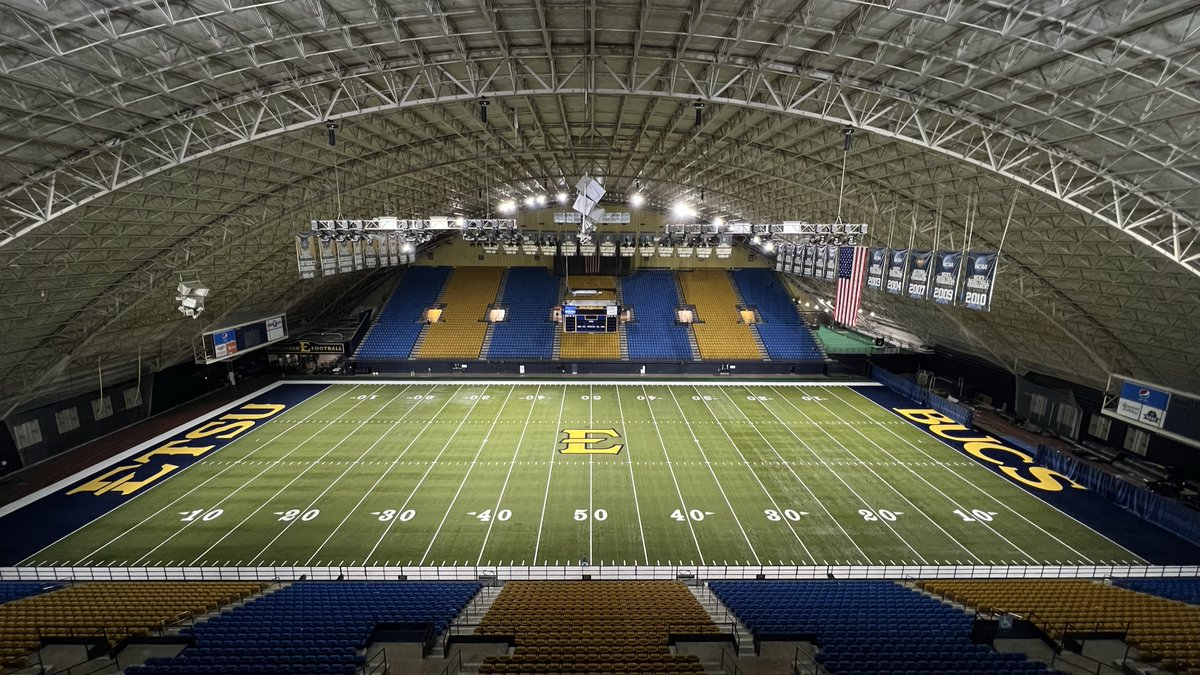 My vote is for @ETSUFootball to play their Spring Game in the Mini-Dome 🗳️🏴‍☠️

#ETSUTough #BoardTheShip