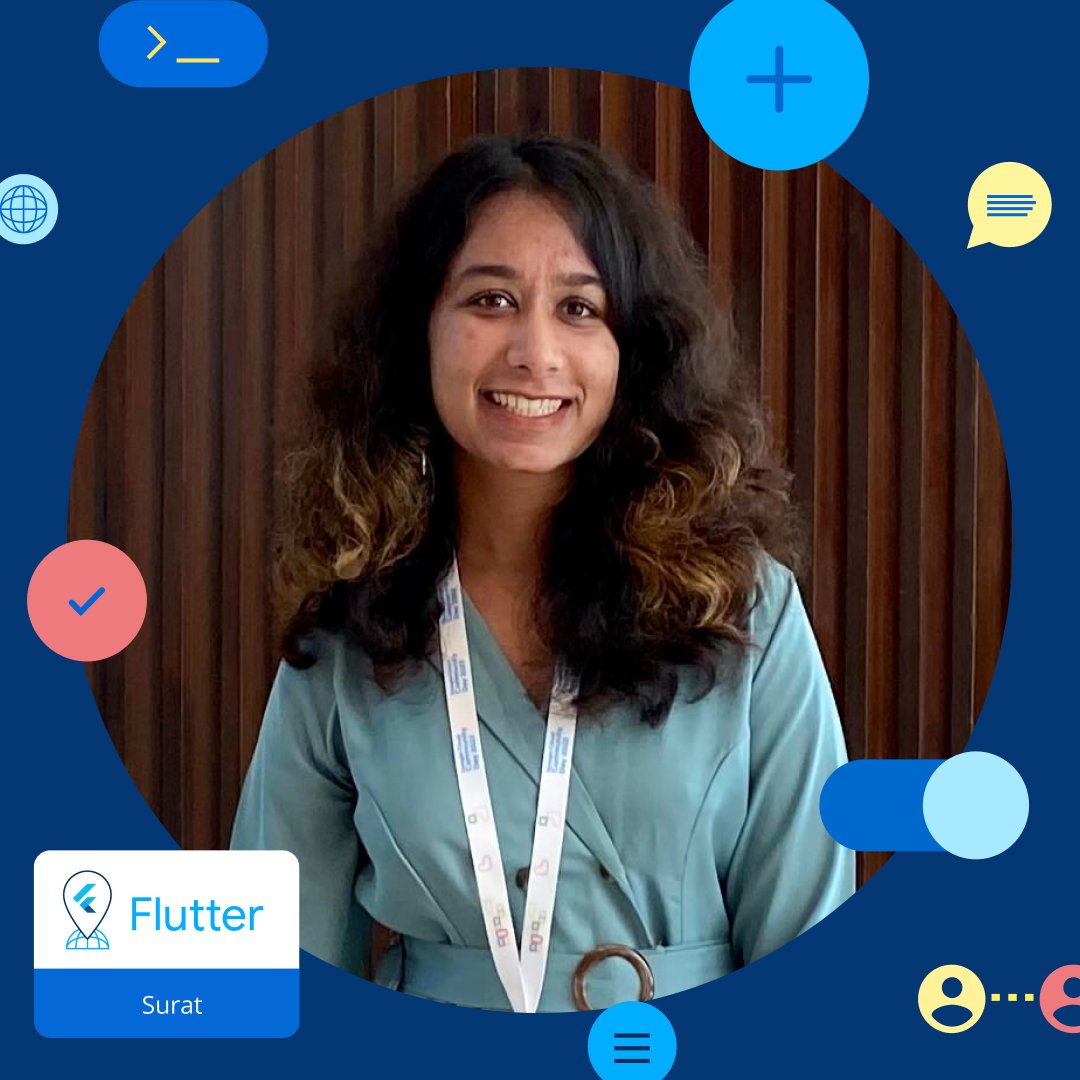 📢 Introducing our first speaker for Flutter Forward Extended. <a href="/knowShubhangi/">Shubhangi Gupta</a>

She will deliver a talk on latest updates from Flutter Forward.

PS: Confirmation mail is mandatory for entry

#flutter #flutterdev
<a href="/IndiaFlutter/">Flutter India 🇮🇳💙 #FlutterIndia</a> <a href="/Nikkitagandhi/">Nikita Gandhi</a> <a href="/nlycskn/">Nilay Coskun</a>