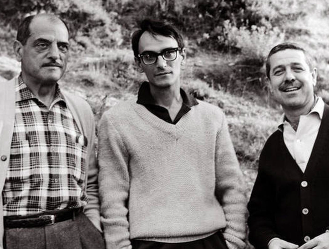 LostInFilm's tweet photo. R.I.P. Carlos Saura (1932 — 2023)

With Luis Buñuel and Luis G. Berlanga in the 1960s. https://t.co/pEMTjElQPX