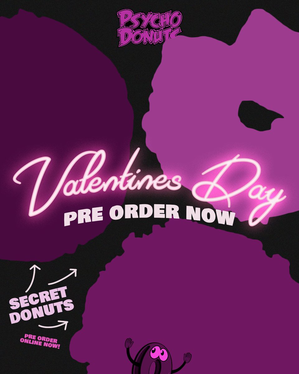 Show that special someone you care this #ValentinesDay with our exclusive 3-pak of secret Valentine's Day donuts 💖 Pre-orders are closing soon, so hurry and place your order now! #DonutsForLove #ExclusiveExperience 💕🍩
