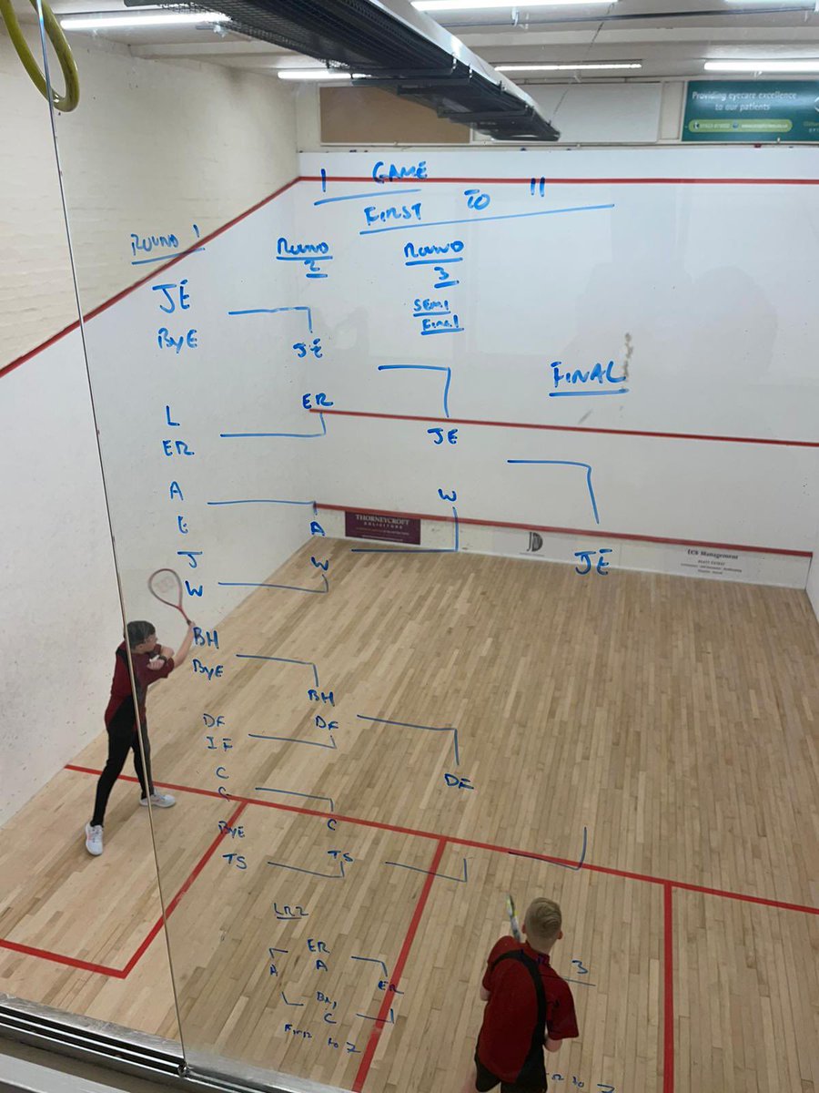 Another great coaching session with <a href="/CJOgden1/">Chris Ogden</a> <a href="/InspireSquash/">Inspire Squash</a> this afternoon <a href="/PrestburySquash/">Prestbury Squash</a> Remember to sign up at the P.E. office if you want to attend. Good to see the KS3 team getting some practice in before for the <a href="/englandsquash/">🏴󠁧󠁢󠁥󠁮󠁧󠁿 England Squash</a> Schools Championship Finals next term! 👍👏🙌