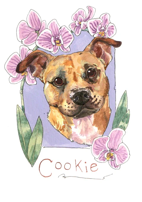 Though, just because it can get confusing, pet portraits are available atm... you can order them through my shop! 
