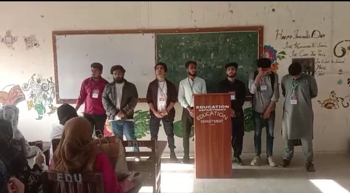 UOKAPMSO's tweet image. Apmso Karachi University Sector taking Orientation In Different Departments of University Of Karachi.  
Welcome New Comers.

#orientationday #session2023