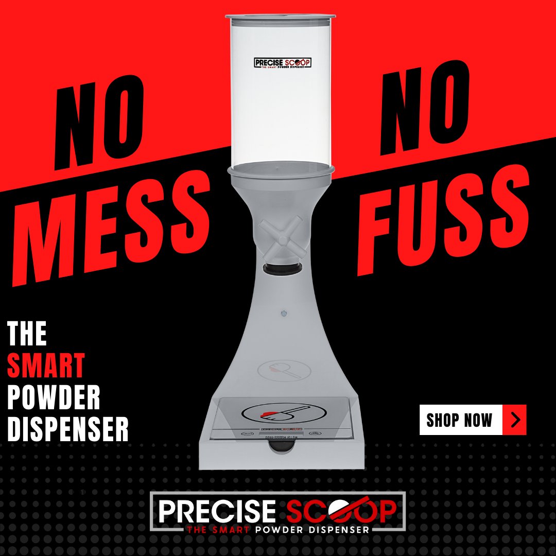PreciseScoop's tweet image. 🔥 Say goodbye to messy powder spills and hello to precise doses every time with PreciseScoop powder dispenser! 💊🙌🏼 #PowderPerfection #EffortlessDispensing 🤗😎