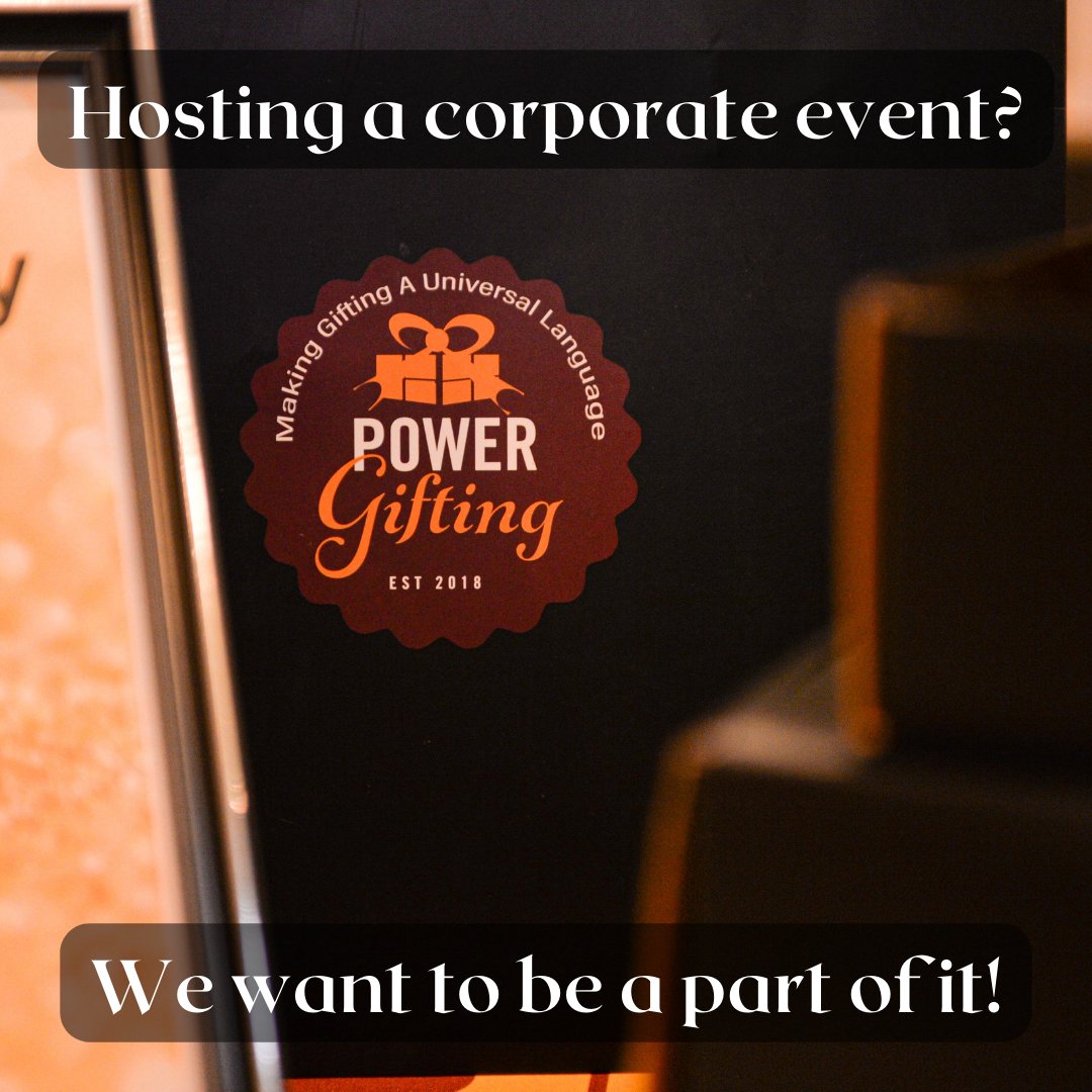 powergifting's tweet photo. Are you hosting a corporate event this year, and want to give a little gift to attendees? 

Or maybe surprise your employees with a token of appreciation? 

Call us today to find out how we can help!

#powergifting #corporategifting #giftingsolutions #yqrevents #corporateevents https://t.co/oypTka5yuQ