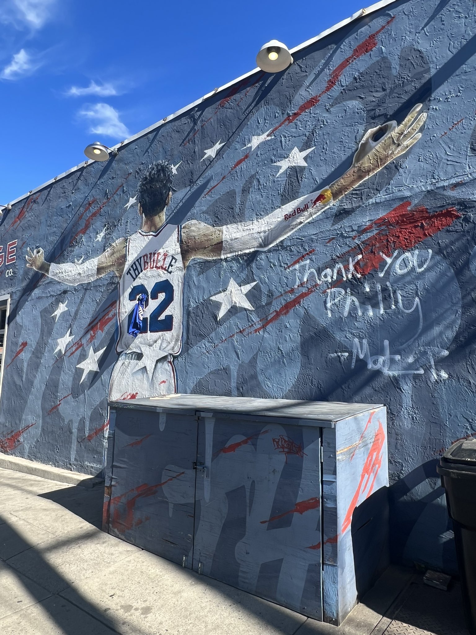 Red Bull Unveils Mural Of Sixers' Matisse Thybulle In Fishtown 