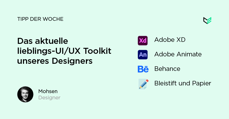 close2newmedia's tweet photo. Was braucht ein guter Designer?
Auf jeden Fall das richtige Gespür für Farben, Formen und Trends. Aber auch das richtige Toolkit 🙃
Unser Designer Mohsen hat sein Standard-Toolkit für euch zusammengestellt.

#design #webagenturmünchen https://t.co/E8Zj0GZlKg