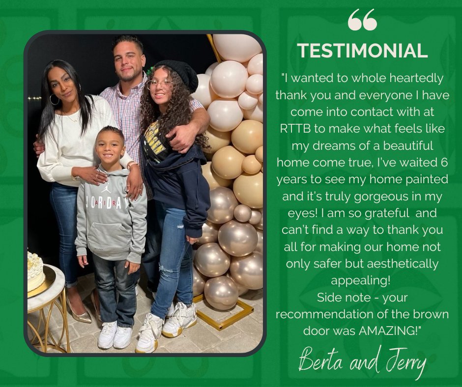 RT_GFL's tweet photo. Thank you Berta and Jerry for the kind words!  We love making a difference in the lives of families across Florida ❤️ 

Please consider donating to our mission or volunteering by visiting https://t.co/lcCyr25ddR.  

#homerepair #tampahomes #rebuild https://t.co/lVdgM83S98