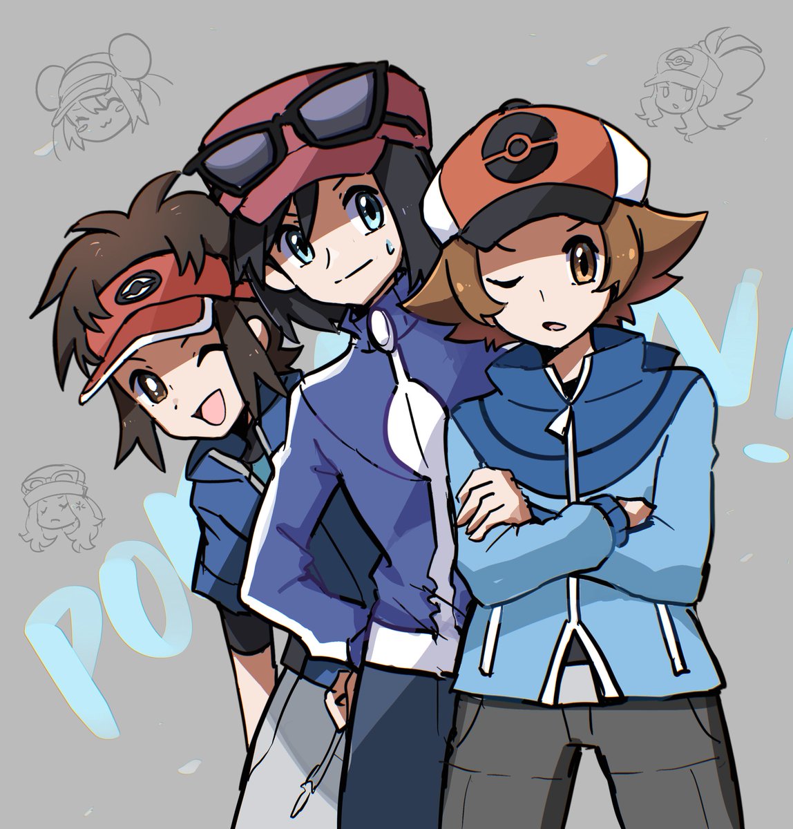 Touyarokii's tweet photo. A French guy and two Americans walk into the Pokemon centre- https://t.co/lTSqgZjkex