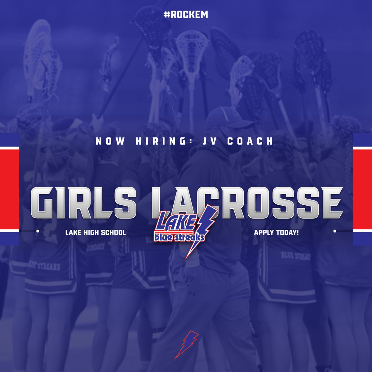 Lake_Athletics's tweet photo. NOW Hiring: We're looking for a JV Girls Lacrosse coach for this season - please share! 

@lakegirlslax @OhioLaxWeekly 

https://t.co/27HJyjIbVQ https://t.co/ODHxLKNmv8