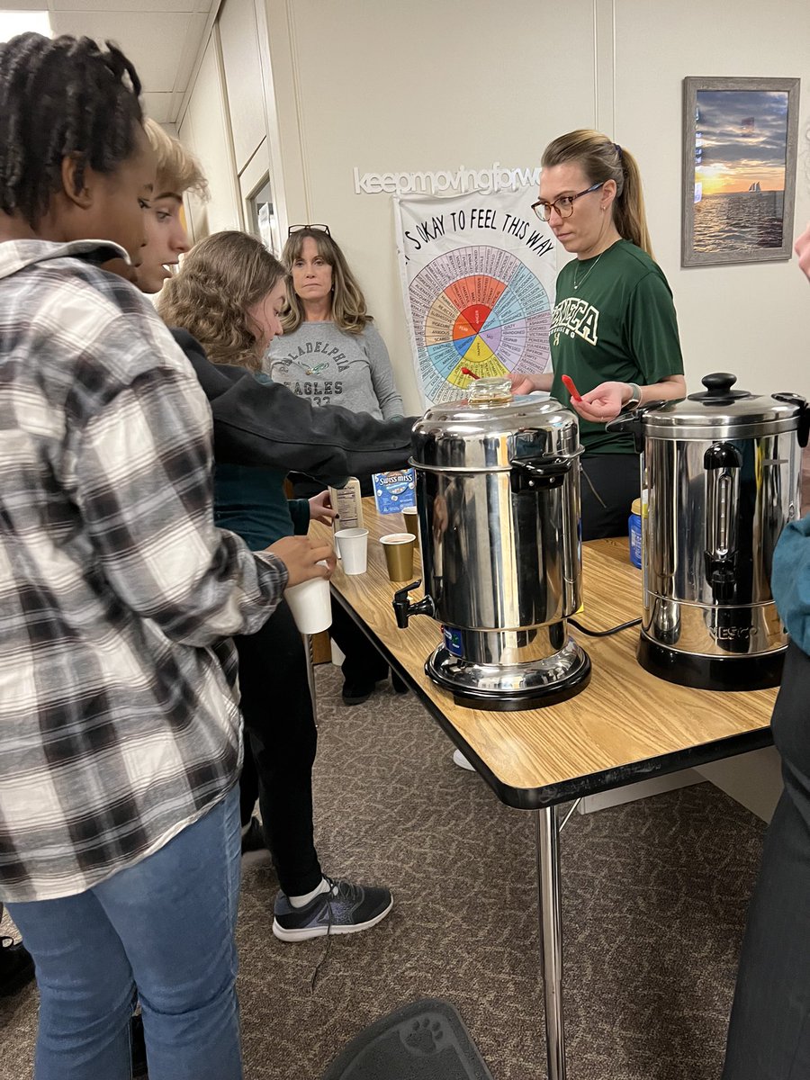 Seneca High School on Twitter "Coffee with our counselors! What a