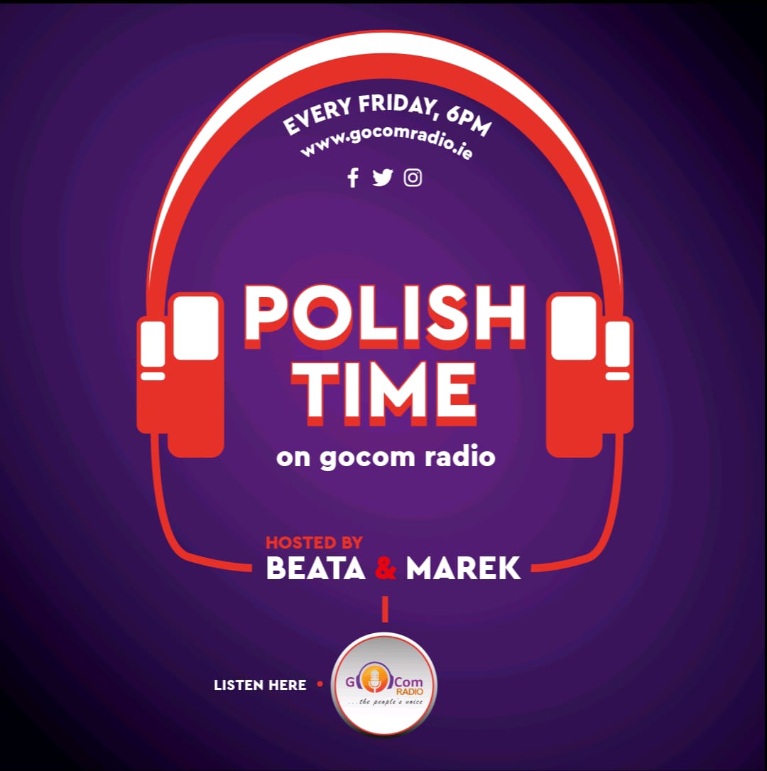 Polish Time on GOCOM Radio with Beata and Marek

VALENTINE SPECIAL 💝 
Live on gocomradio.ie at 6pm
Listen back straight after the show on
gocomradio.ie/polish-time-wi…
Thank you.