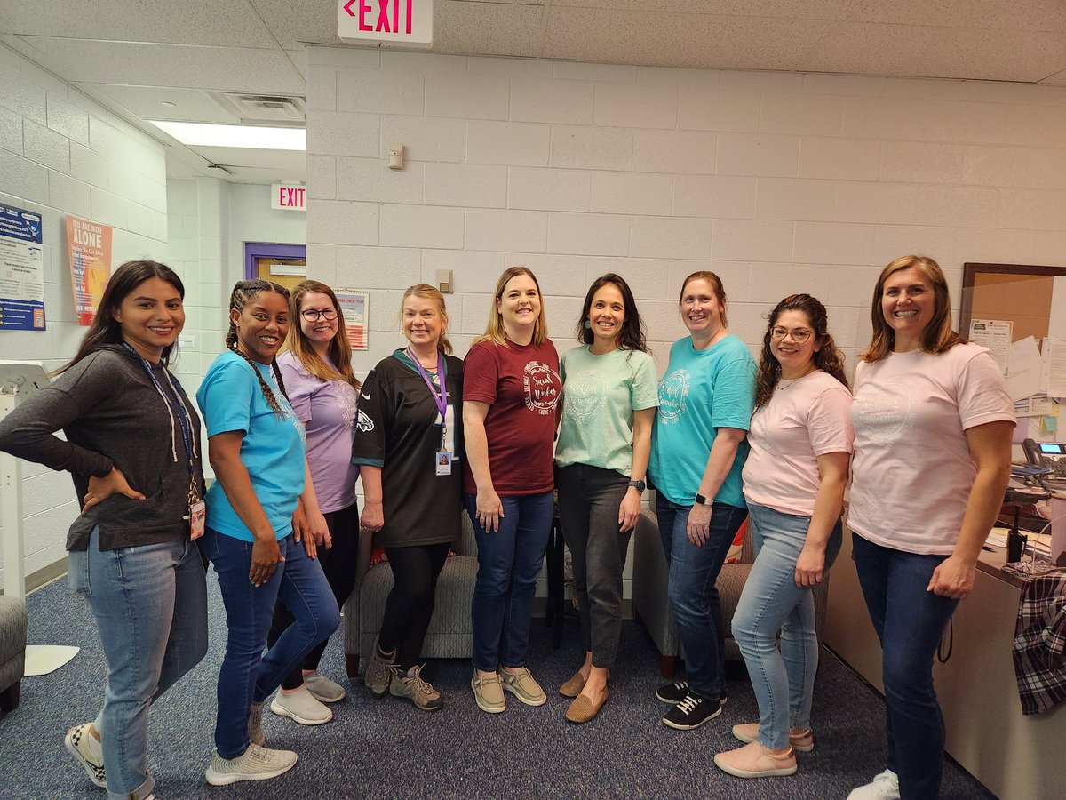 <a href="/btmscounselors/">Benton Middle School Counseling Department</a> <a href="/BentonMSCougars/">Benton Middle School</a> Mental Health Team celebrating School Counseling Week.  #weareateam #workingtogetherforkids <a href="/PWCSNews/">PWCS</a>
