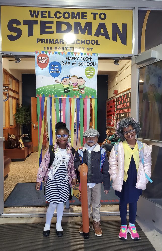 StedmanPonies's tweet photo. Celebrating 100 days of school at Stedman Primary! https://t.co/dpVzjd0qAi