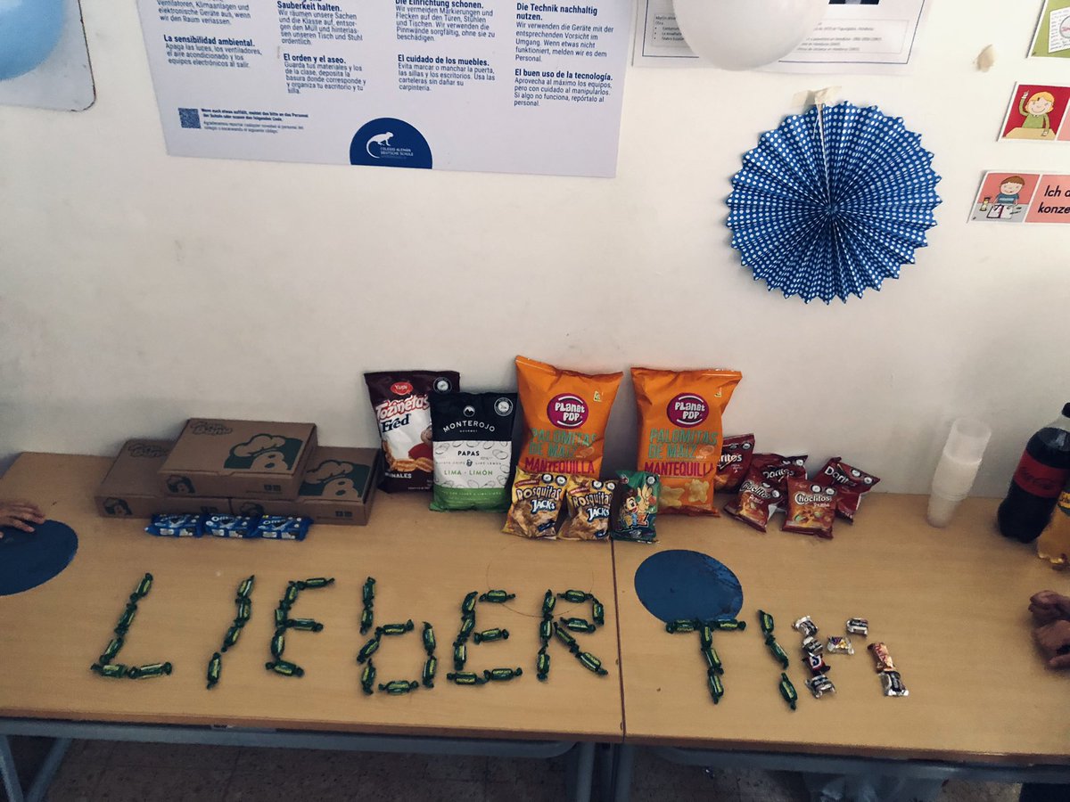 tim22schaefer's tweet photo. Heute war mein letzter Schultag als Praktikant am @ColegioAlemanBq Ich bin dankbar für den großen Erfahrungsschatz, den ich hier ansammeln konnte. Mein Highlight: Jeden Tag von verschiedenen Menschen verschiedene Meinungen über Schule mitzubekommen. #studierenweltweit #erlebees https://t.co/XTpsC3g3Ao