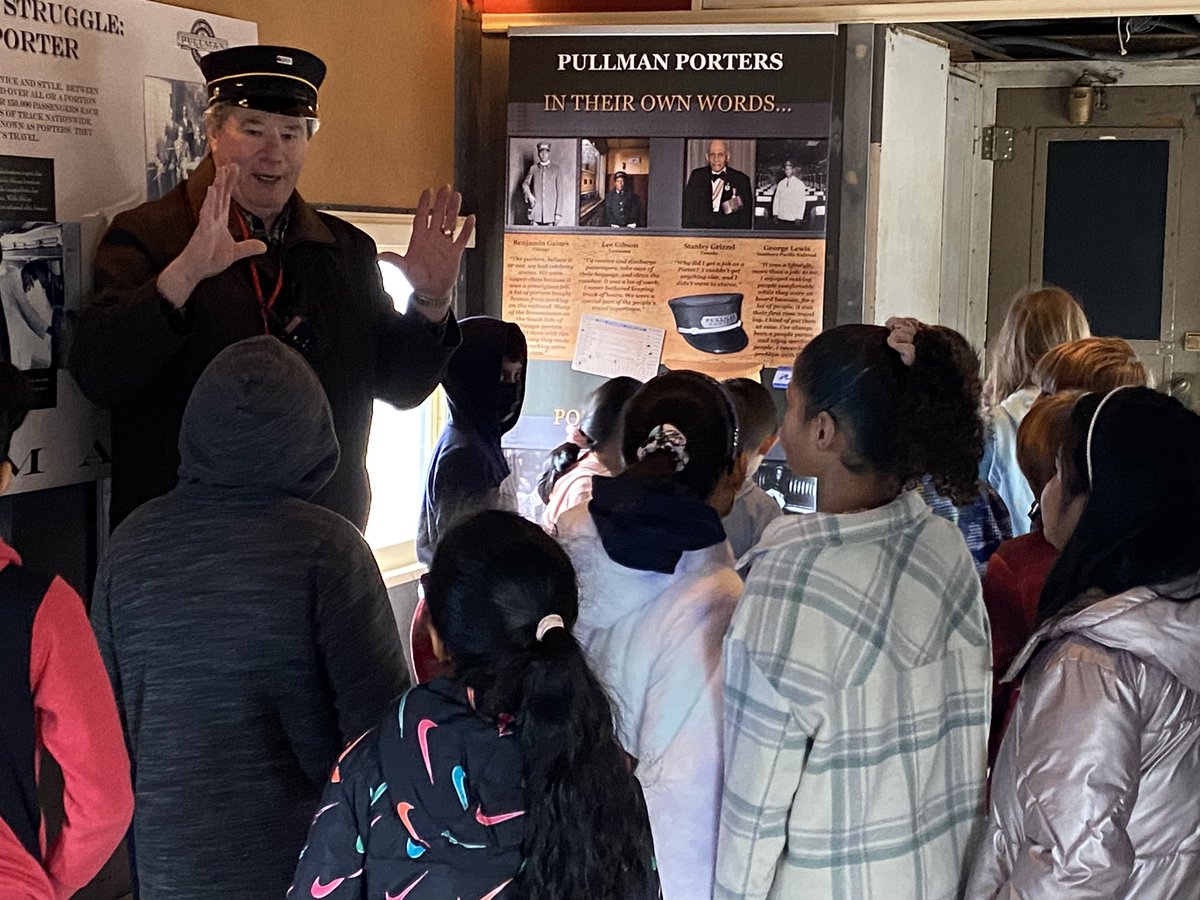 caseykelli1's tweet photo. We had so much fun learning about the history of the Frisco Railroad.  @IsbellPride #IsbellPride https://t.co/mDSY6NL19A