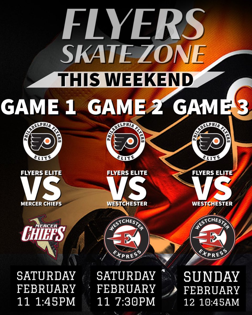 FlyersElite07's tweet photo. Home games this weekend 👀 https://t.co/6sVFxF6k1R