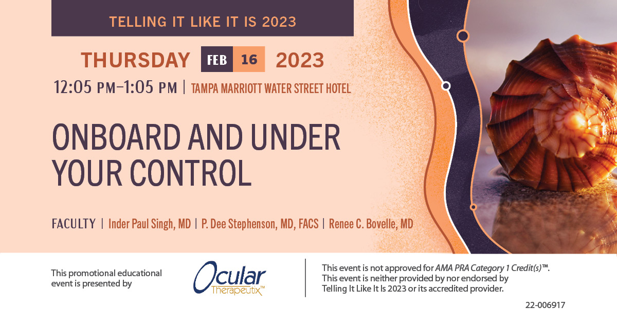 OCUTX's tweet image. Are you attending Telling It Like It Is 2023 next week? Join us for a presentation on Thursday, February 16 from 12:05 - 1:05 PM. 

#OCUTX #TELLINGITLIKEITIS