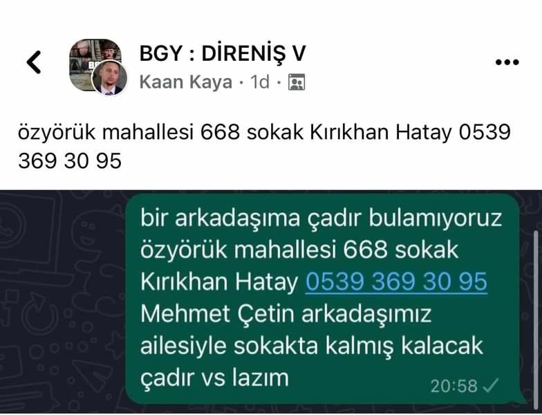 bgyetherr's tweet photo. özyörük mahallesi 668 sokak Kırıkhan Hatay 0539 369 30 95 https://t.co/ynbodbWvwR